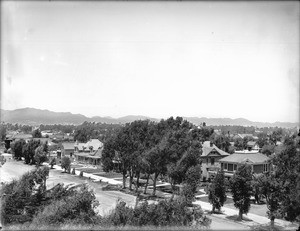 Santa Monica panorama, northeast from Third Street and Arizona Street, 1900