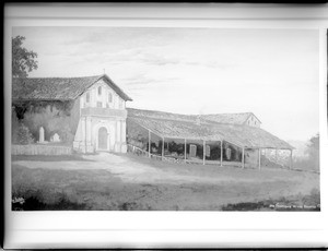 Painting of Mission San Francisco de Asis (Dolores), ca.1901