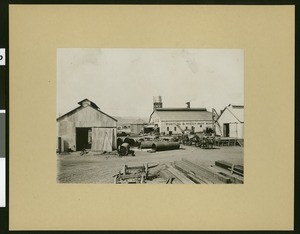 View of the Bunting and McCoy Iron Works, Coalinga, 1907