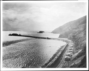 View of Port Hartford with Point Salle in the distance, San Luis Obispo, ca.1905