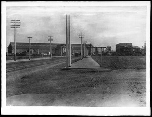 Fifth Street looking east toward the Southern Pacific Arcade Depot, ca.1890