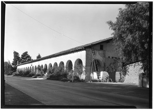 Exterior view of San Fernando Mission, San Fernando, ca. 1933