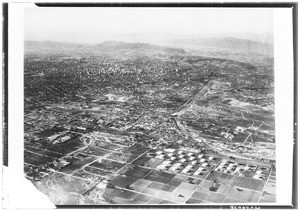 Aerial view by Kenneth W. Montee Photo Service of Los Angeles, 1920-1929