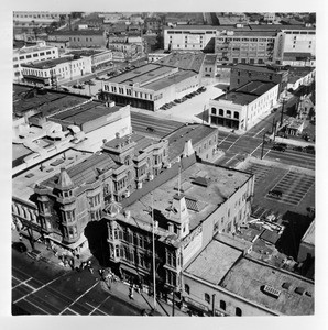 Birdseye view of the U.S. Hotel at 170 North Main Street, ca.1930