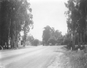 View of a street in Alpine, San Diego County, ca.1930