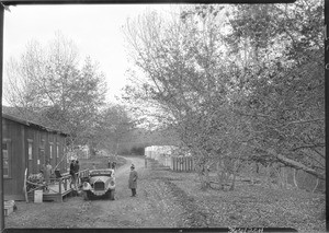 Road next to the Eagle Nest Hunting Lodge, January 14, 1928