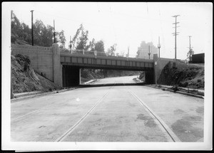 Silverlake Boulevard, after construction of grade separation, June 11, 1934