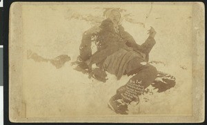 Body of Big Foot, Chief of the Bules, taken at the Battle of Wounded Knee, South Dakota, January 1, 1891