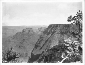 View looking northeast from Bass Camp, Grand Canyon, ca.1900-1930