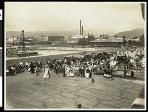 Los Angeles Chamber of Commerce bidding farewell to Honolulu, Hawaii, 1907