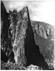 Sentinel Dome from Short Trail in Yosemite National Park, 1900-1930