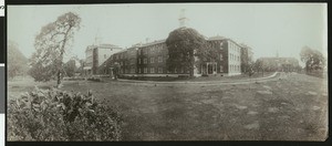 Exterior view of the insane asylum in Salem, Oregon