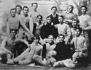 Portrait of the 1895 Occidental College champion football team