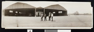 California National Guard Air Unit hangars, April 11, 1925