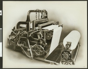Broad loom weaving asbestos cloth, July 1928