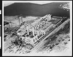 Aerial view of the Long Beach Steam Plant, September, 1929