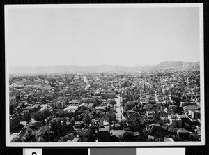 Panoramic view of Los Angeles, ca.1910-1919