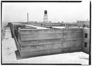 Exterior view of the Federal prison at Los Angeles Harbor, 1938