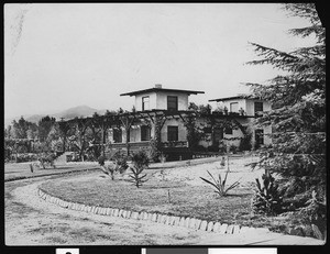 Exterior view of the F.S. Allen bungalow in Altadena