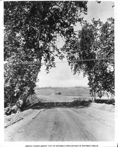 Beverly Boulevard in Beverly Hills, ca.1925