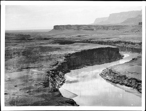 Entrance to Marble Canyon, Colorado River, just below Lees Ferry, ca.1900