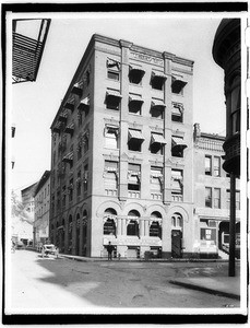 Exterior view of the Title Insurance and Trust Company building, Los Angeles, 1900