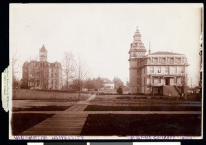 Exterior view of the women's college at Willamette University in Salem, Oregon