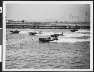 Motor boat racing, ca.1930