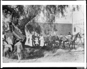 Southwest corner of the intersection of Main Street and Fifth Street, 1904