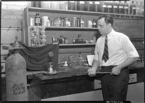 Man working in a laboratory