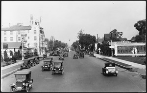 Figueroa Street at 28th Street looking north, Los Angeles, 1924