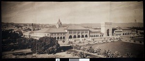 Panoramic view of Stanford University campus, ca.1900