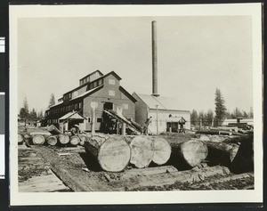 Unidentified lumber yard, ca.1930