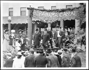 President Theodore Roosevelt on a visit to South Pasadena, 1903