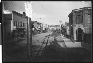 Branch Street, in Arroyo Grande, taken from Olohan Building, California