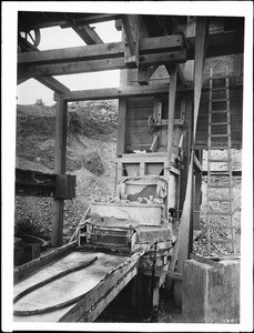 Amalgamator at a mine on the Colorado River, California, ca.1900