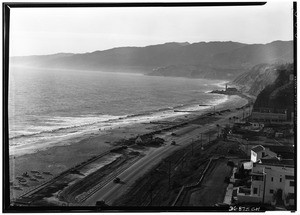 Pacific Palisades, looking north from the Santa Monica Palisades, February 26, 1931