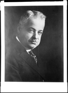 Portrait of John Khan (Rehm?), president of the Jewish Orphans Home