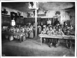 Walapai Indian school at Kingman, Arizona, ca.1900