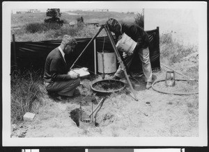 Soil permeability experiment, June 4, 1934