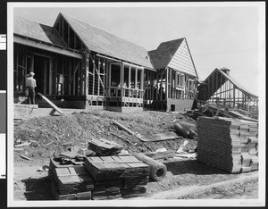 Housing construction, ca.1950