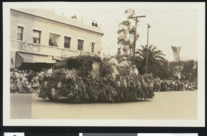 Float in a parade, ca.1920