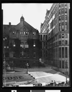 Exterior view of the old Los Angeles County Court House and Hall of Records, 1926