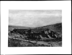 Ruins, viewed looking east, of Mission La Purisima Concepcion, ca.1909