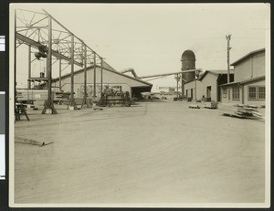 View of the Ganahl Lumber Company, ca.1930