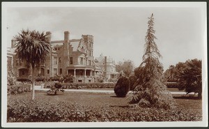 Exterior view of the Stimson residence, 1890