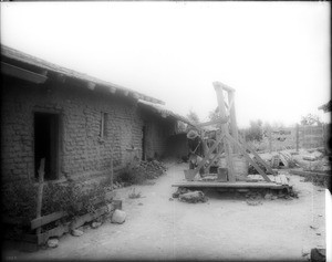 Patio of Hacienda Aguilar at Mission San Juan Capistrano, California, 1885