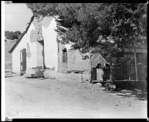 Exterior view of Warner's in Santa Clara Valley, ca.1900