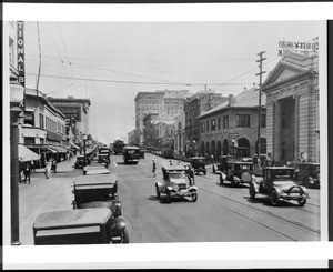 View of Colorado Street in Pasadena looking east, Los Angeles, ca.1927