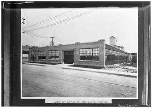 Exterior view of the Gaffer and Sattler Company building in the Central Manufacturing District